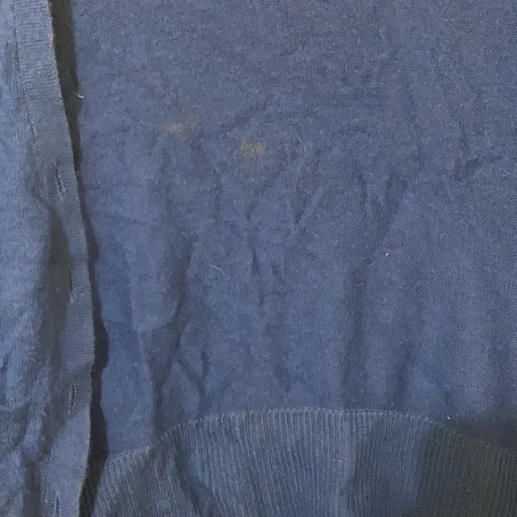 Blue cardigan sweater - Picture 5 of 7